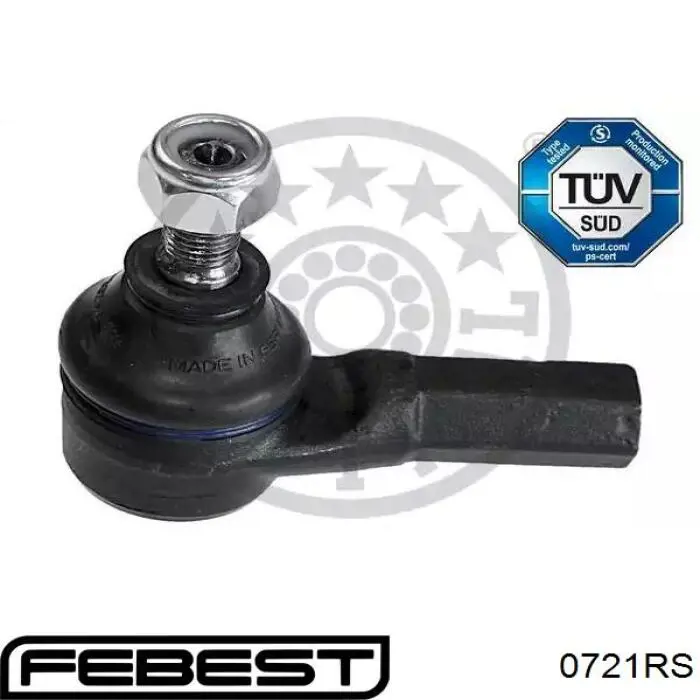 0721RS Febest Наружный наконечник рулевой тяги