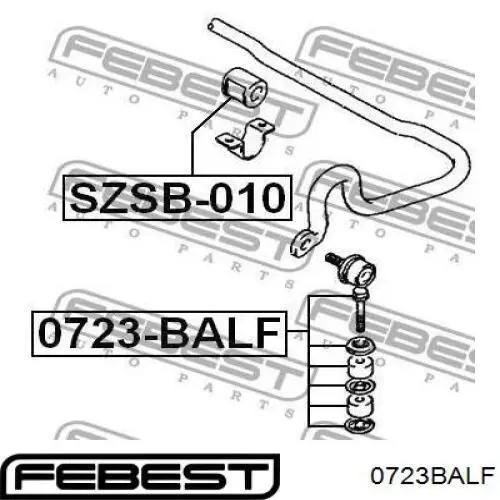 Купить 0723BALF Febest Амортизационная стойка