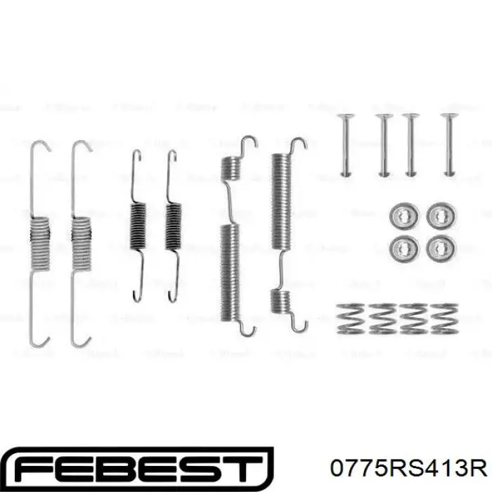 Ремкомплект суппорта 0775RS413R Febest