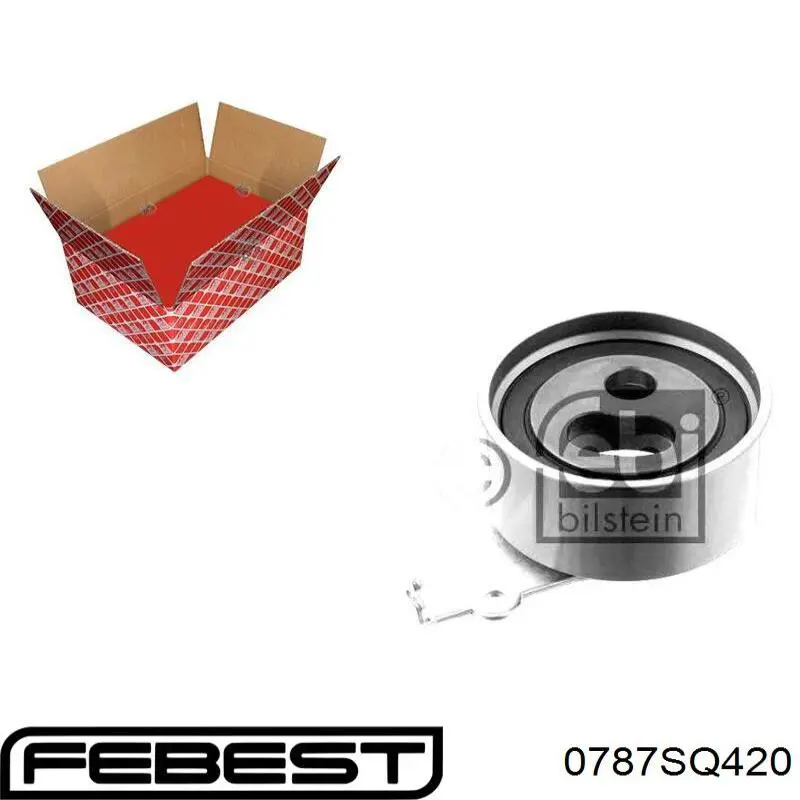 0787SQ420 Febest Ролик натяжителя ремня ГРМ