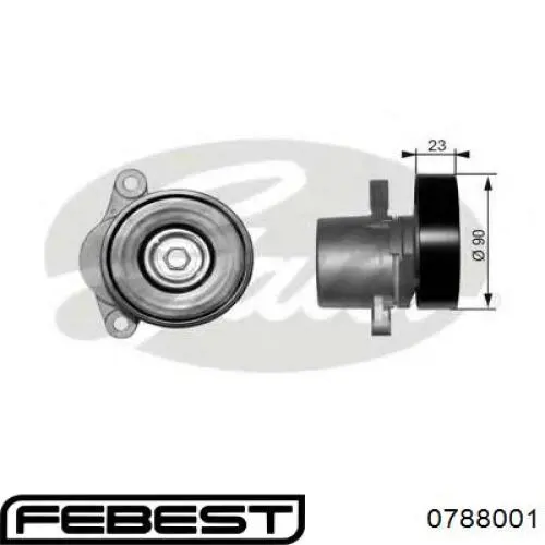 Паразитный ролик 0788001 Febest