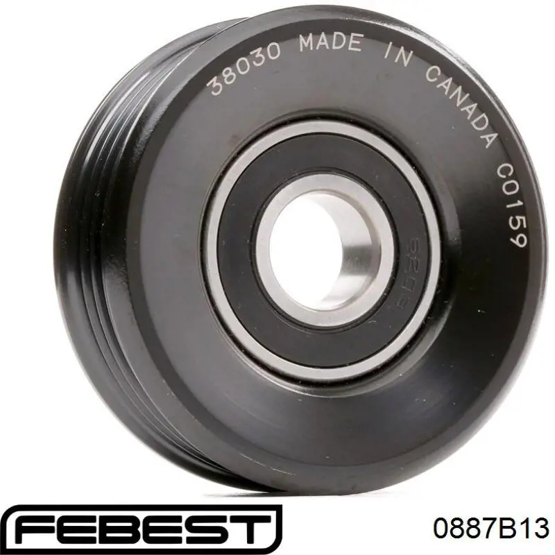 Купить 0887B13 Febest Натяжной ролик
