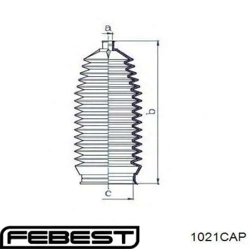 Рулевой наконечник 1021CAP Febest