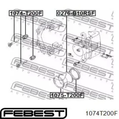 Guía de la pinza delantera 1074T200F Febest