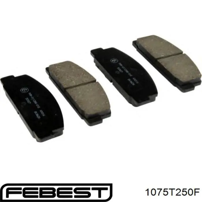 Купить 1075T250F Febest Ремкомплект переднего суппорта