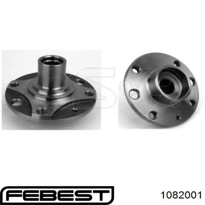 Купить 1082001 Febest Ступица переднего колеса