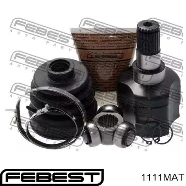 Шарнир угловых скоростей внутренний передний Febest 1111MAT цена, от 28.43 USD