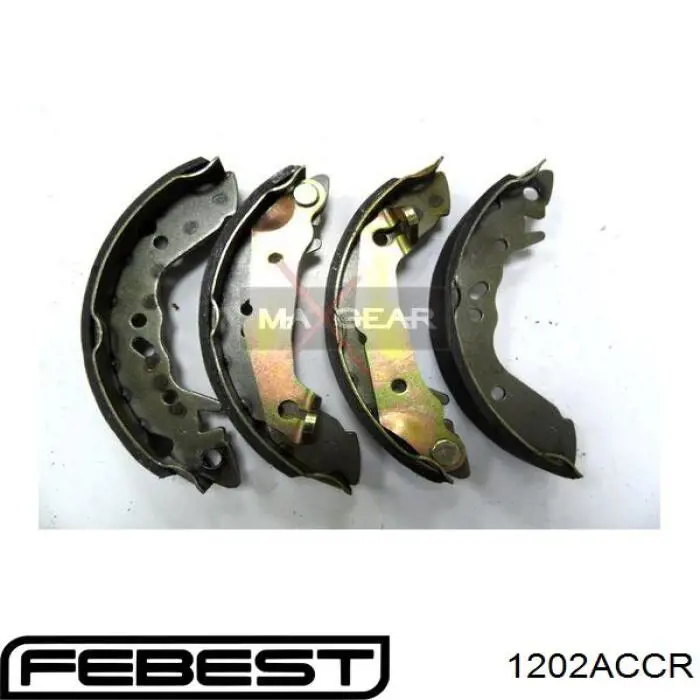 Задние барабанные колодки 1202ACCR Febest