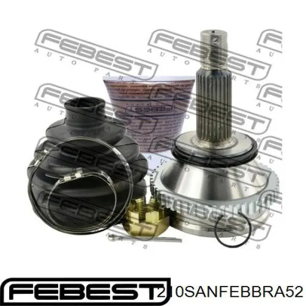 ШРУС внешний задний Febest 1210SANFEBBRA52 цена, от 49.08 USD