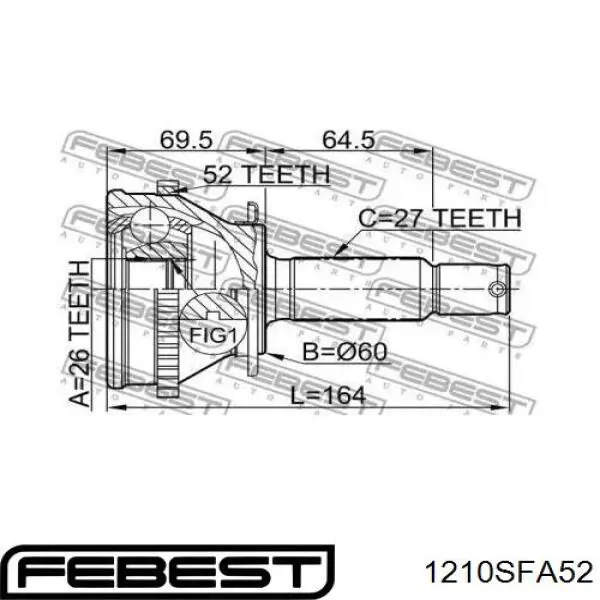Граната колесная Magneti Marelli TOJ0164 цена, от 39.71 USD
