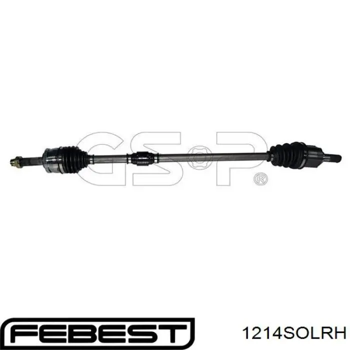 Привод передний правый Febest 1214SOLRH цена, от 129.25 USD