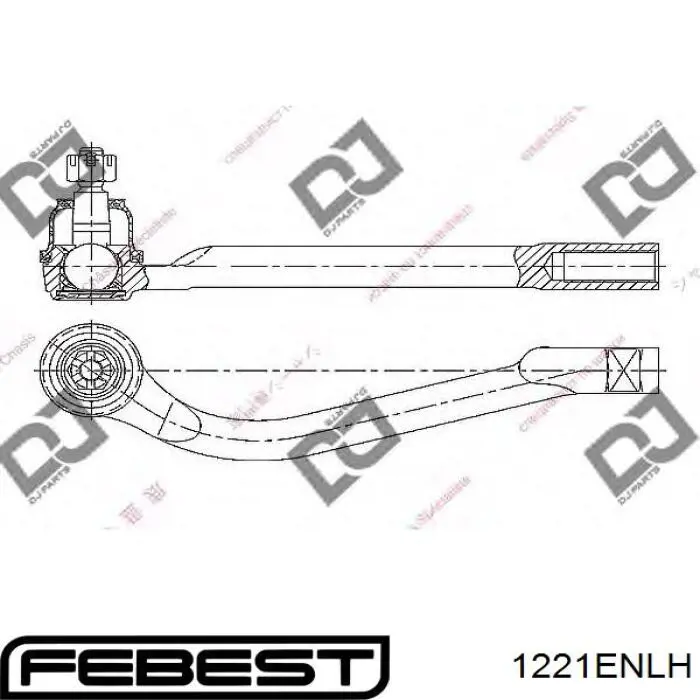 Рулевой наконечник 1221ENLH Febest