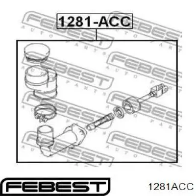 Купить 1281ACC Febest Главный цилиндр сцепления