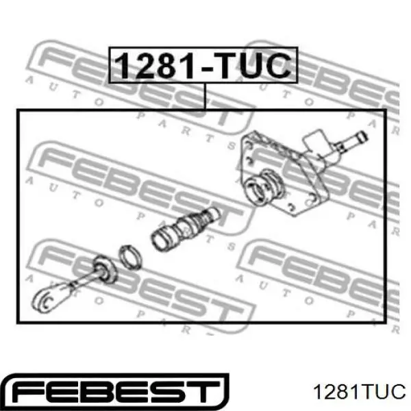 Главный цилиндр сцепления 1281TUC Febest