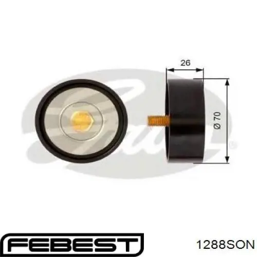 Купить 1288SON Febest Паразитный ролик