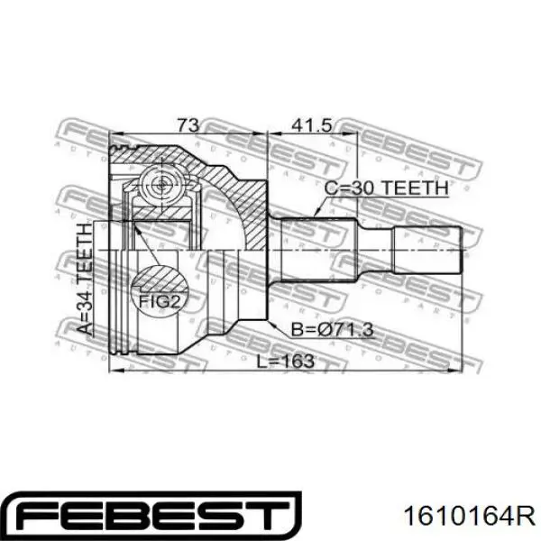  1610164R Febest