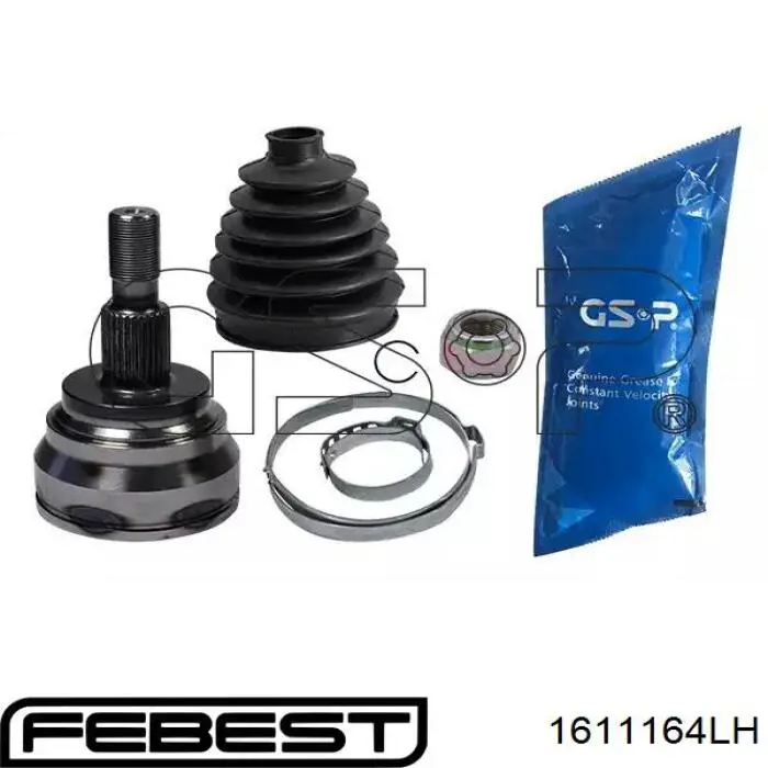 Купить 1611164LH Febest Шрус внутренний левый