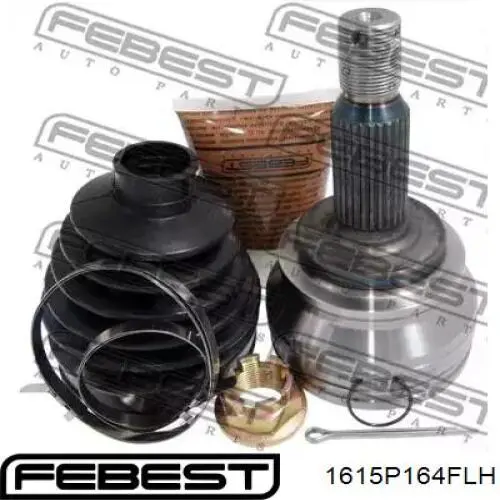 Купить 1615P164FLH Febest Пыльник гранаты внутренний, передней полуоси