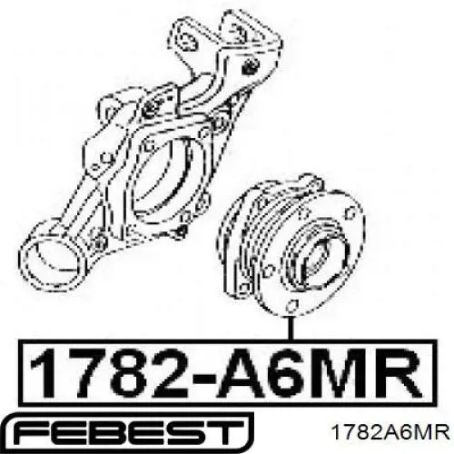 Купить 1782A6MR Febest Задняя шпиндель