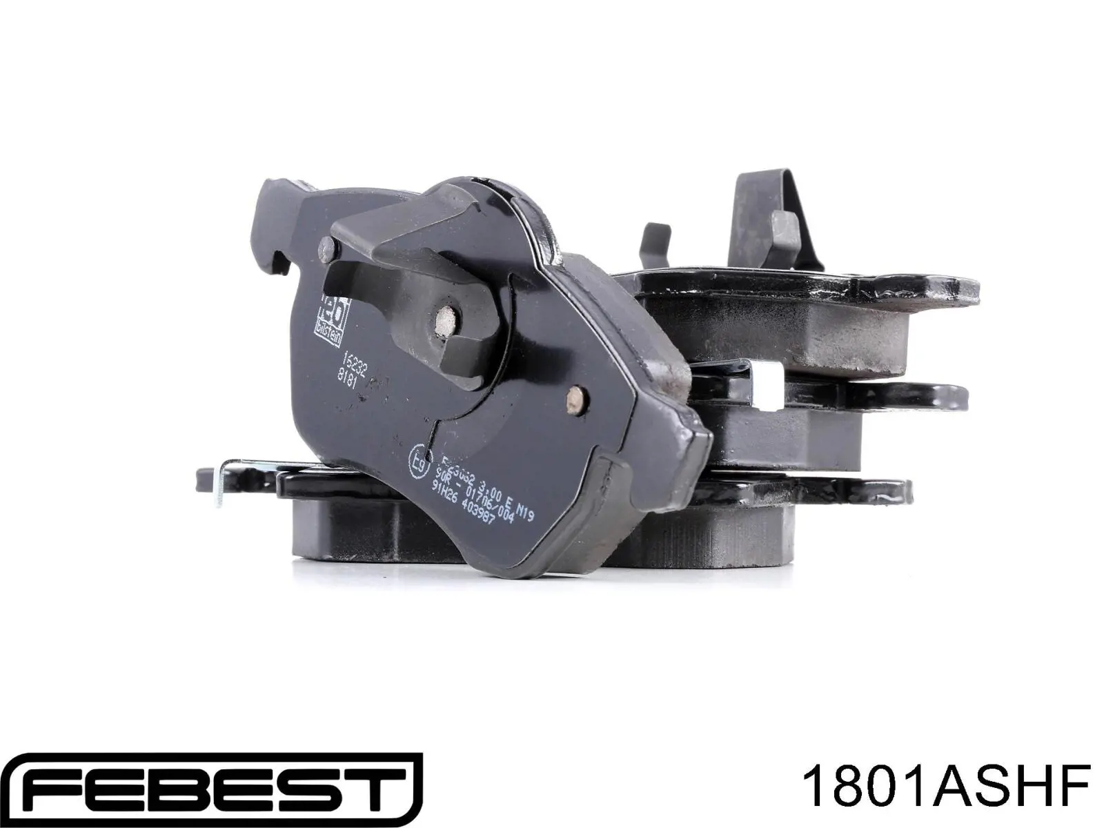 Тормозные колодки Febest 1801ASHF