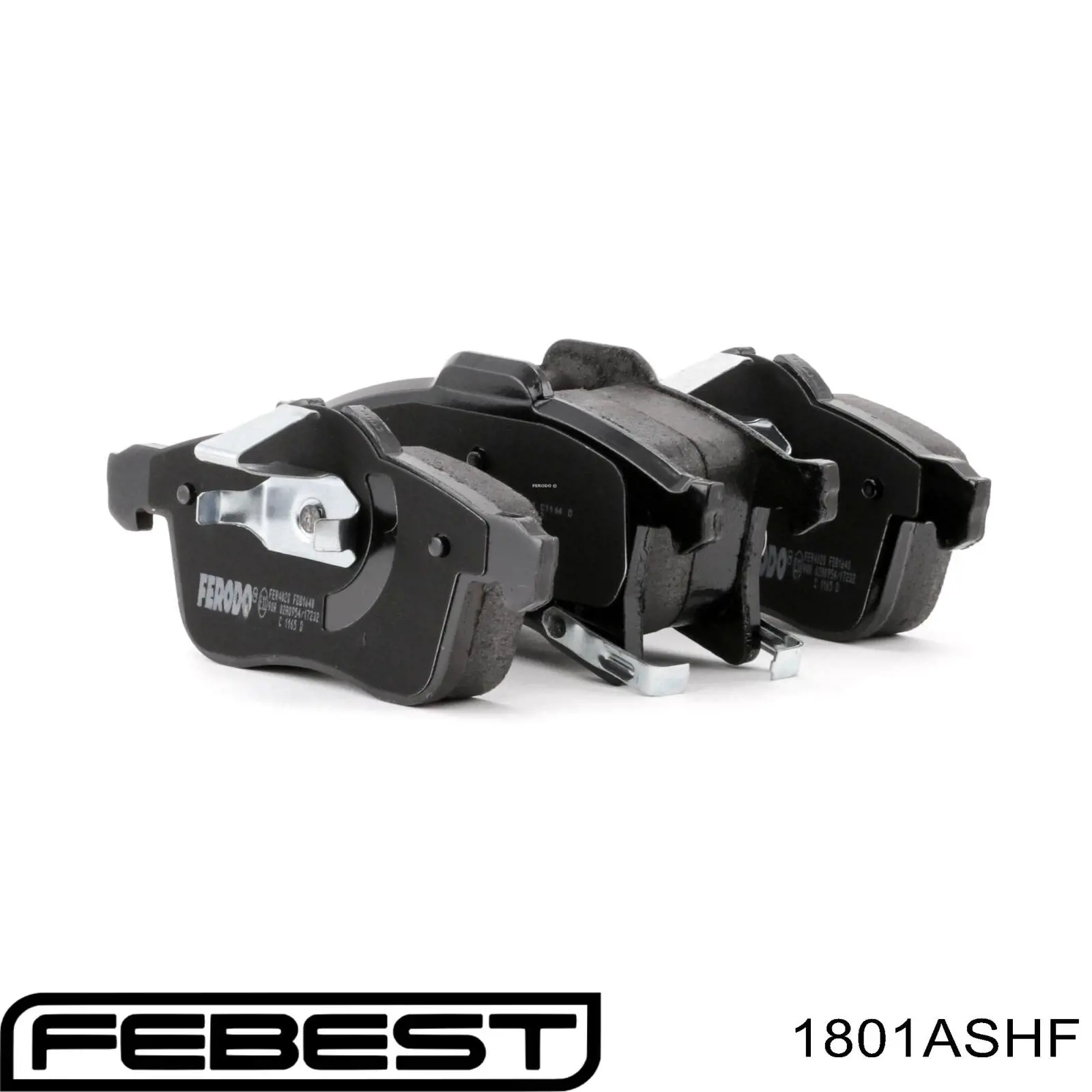 Купить 1801ASHF Febest Колодки тормозные