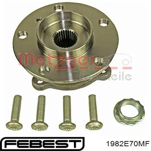 Купить 1982E70MF Febest Ступица переднего колеса