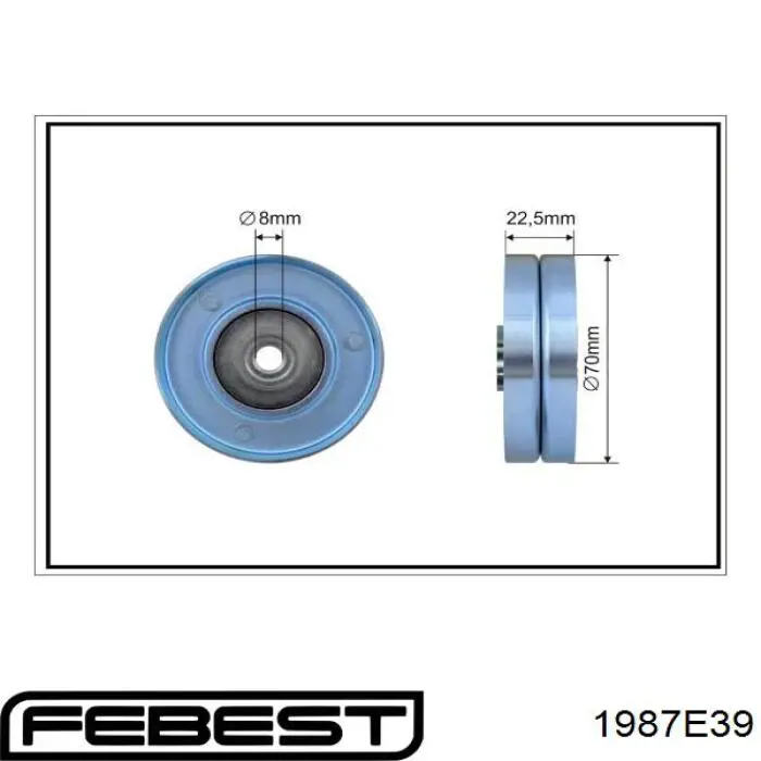 Паразитный ролик 1987E39 Febest