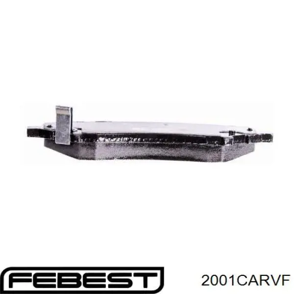 Купить 2001CARVF Febest Колодки тормозные