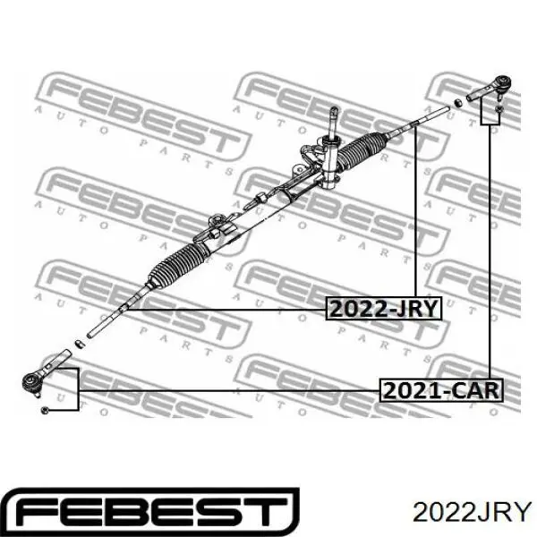 2022-JRY Febest рулевая тяга