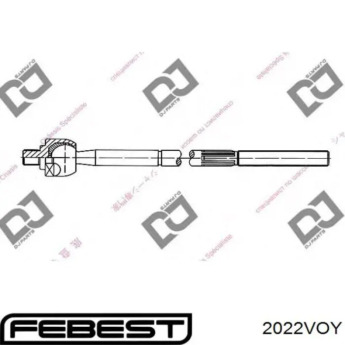 Купить 2022VOY Febest Рулевая тяга