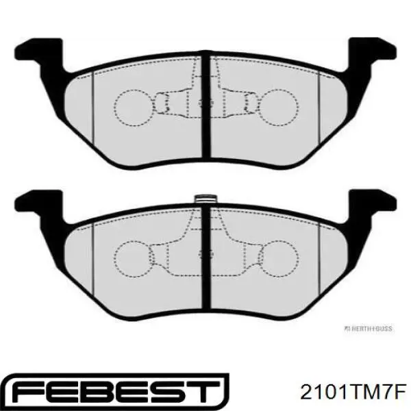 Купить 5L8Z2200AA Ford Колодки тормозные задние, дисковые