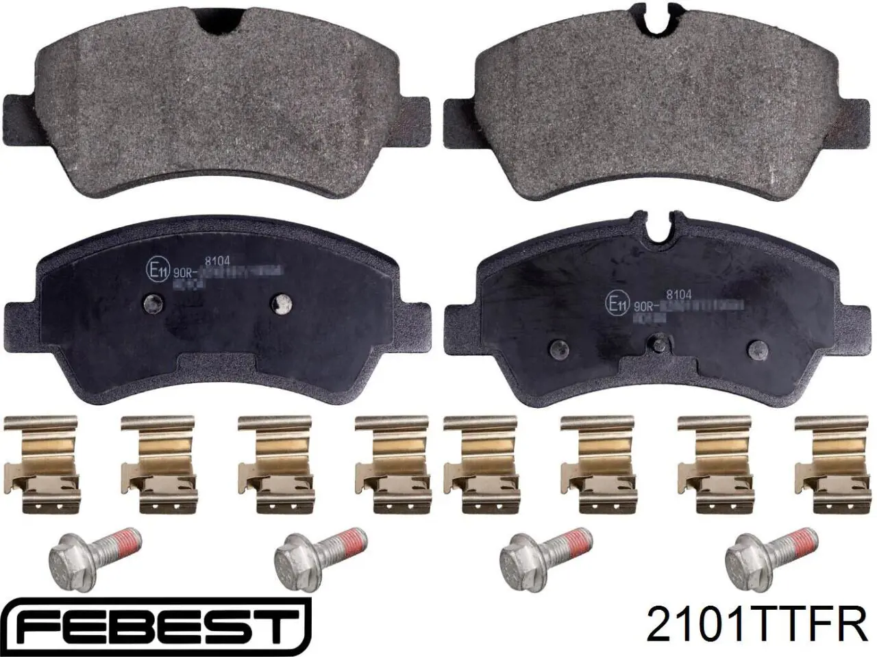 Колодки дисковые  Febest 2101TTFR цена, от 21.14 USD