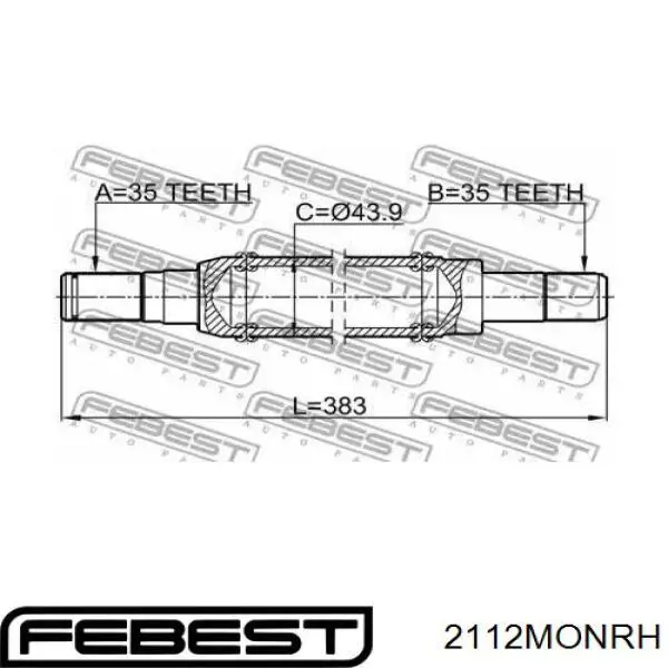 2112MONRH Febest 