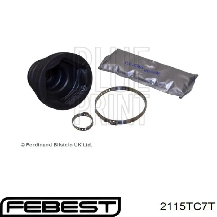 Купить 2115TC7T Febest Пыльник гранаты внутренний, передней полуоси