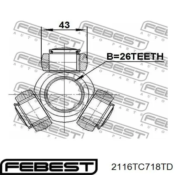 2116TC718TD Febest