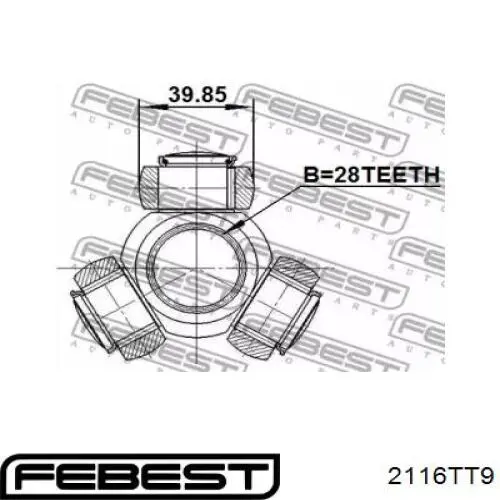 Купить 2116TT9 Febest Тришип
