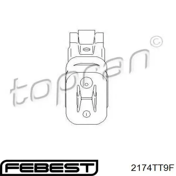 Ремкомплект переднего суппорта 2174TT9F Febest