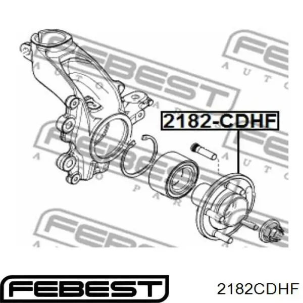  Ступица передняя Ford C-MAX 