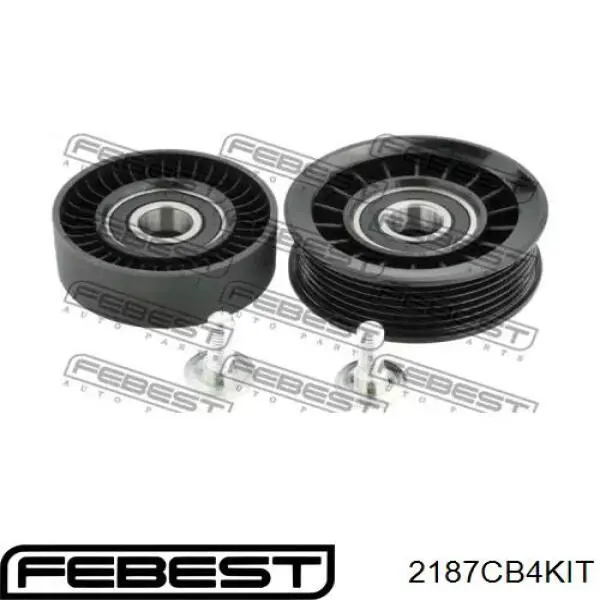 Купить 2187CB4KIT Febest Натяжитель приводного ремня