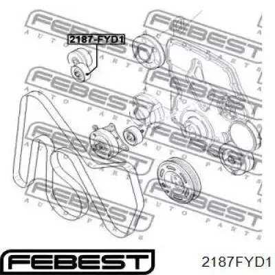 Купить FT44615 Fast Натяжитель приводного ремня
