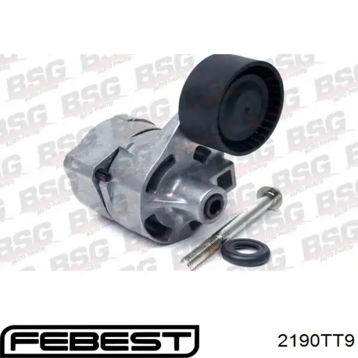 Купить 2190TT9 Febest Натяжитель приводного ремня