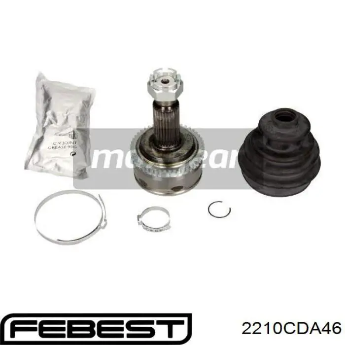 Купить 2210CDA46 Febest Внешняя граната