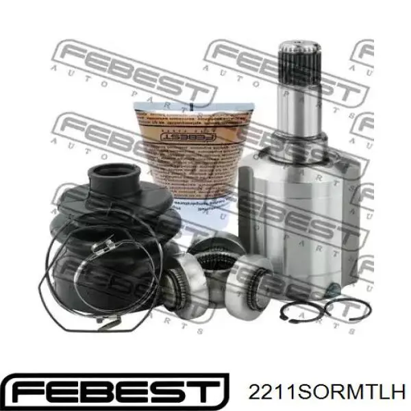 Шарнир угловых скоростей передний левый Febest 2211SORMTLH цена, от 112.46 USD