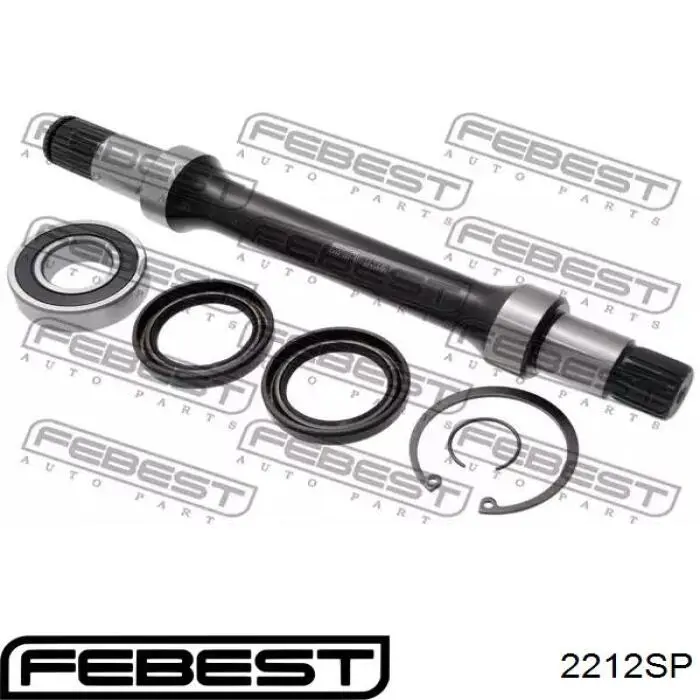 Вал привода полуоси 2212SP Febest