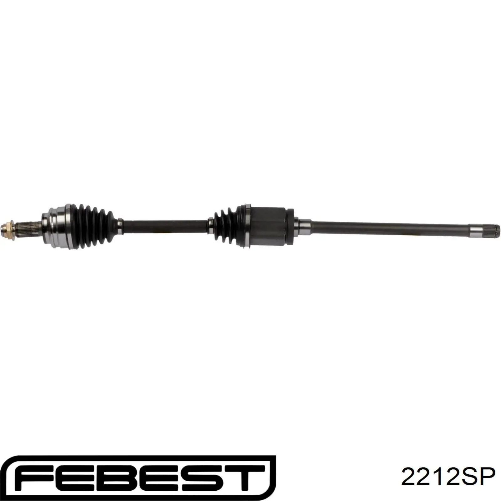 Вал привода промежуточный Febest 2212SP