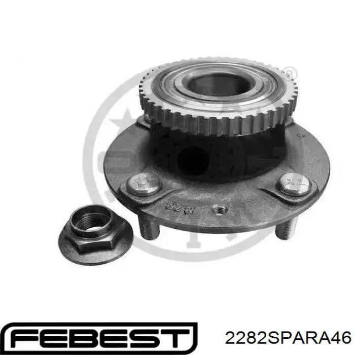 Купить 2282SPARA46 Febest Задняя шпиндель