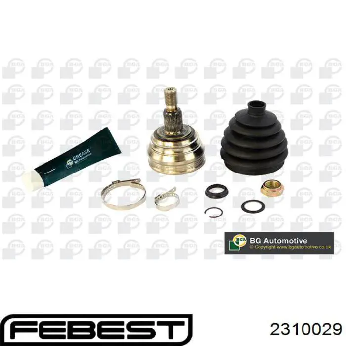 Купить 2310029 Febest Внешняя граната