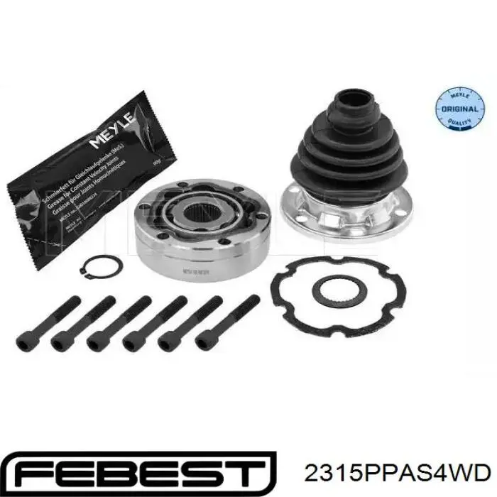 Пыльник ШРУСа внутренний, задней полуоси Febest 2315PPAS4WD