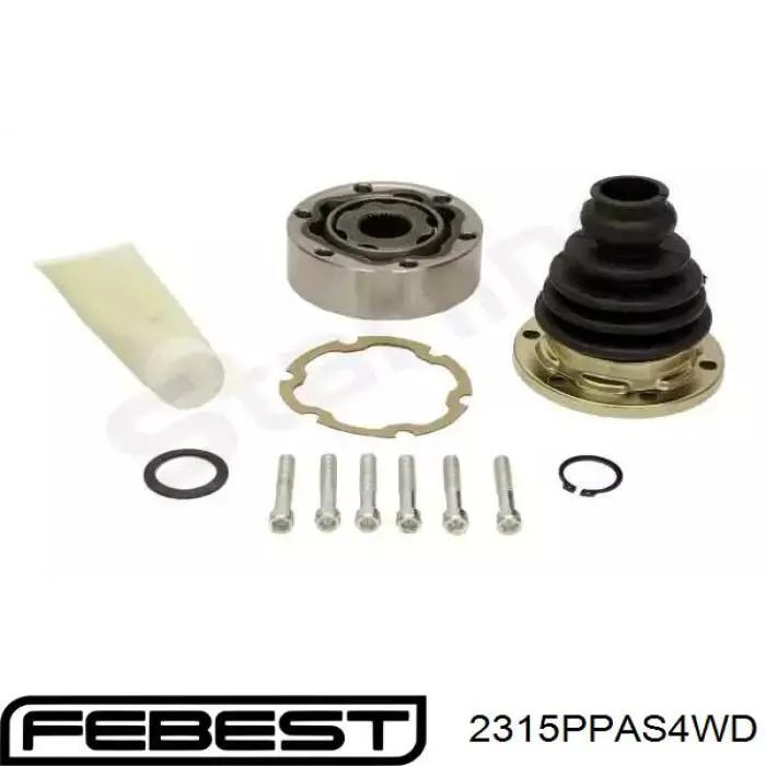 2315PPAS4WD Febest Пыльник шарнира угловых скоростей внутренний задний