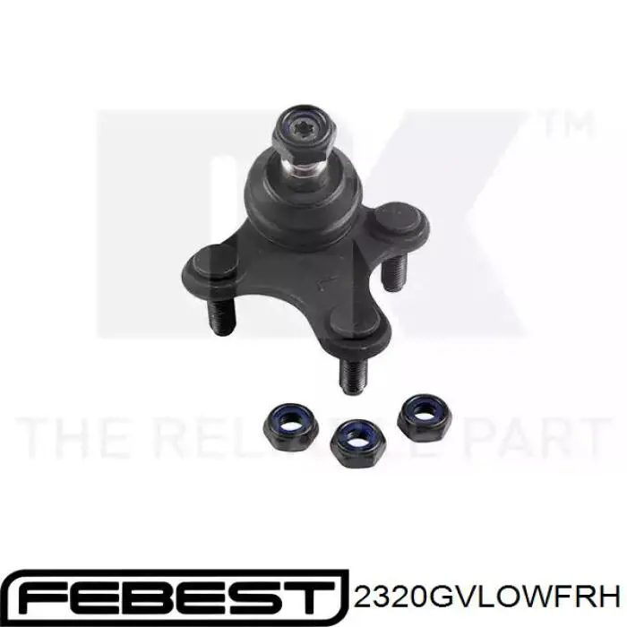 Купить 2320GVLOWFRH Febest Шаровая опора, нижняя, правая